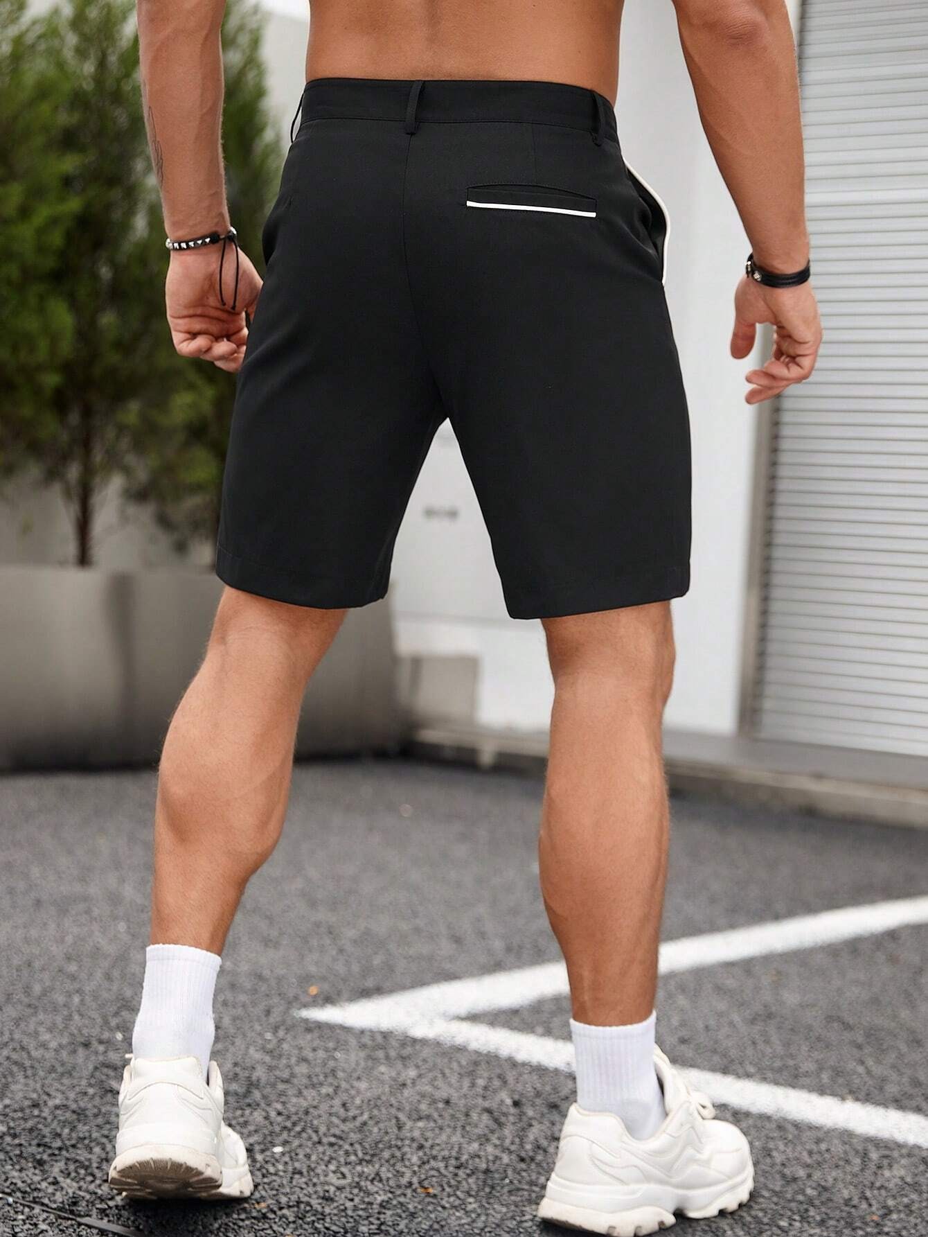 Shorts Chino Slim - Męskie spodenki chino w stylu business