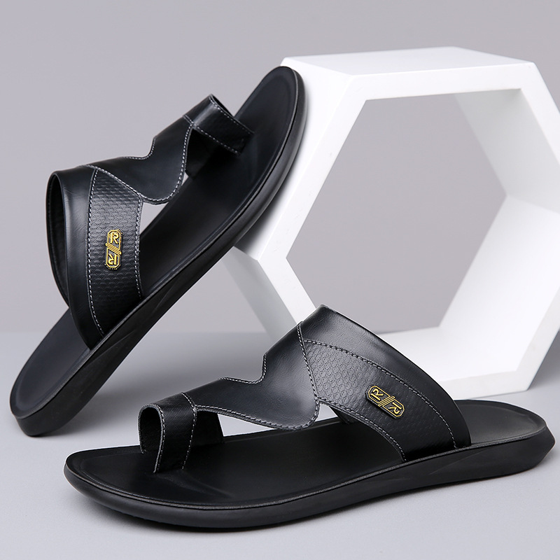 Męskie skórzane sandały 2026,  – Flip Flop Leather Men recenzja i cena