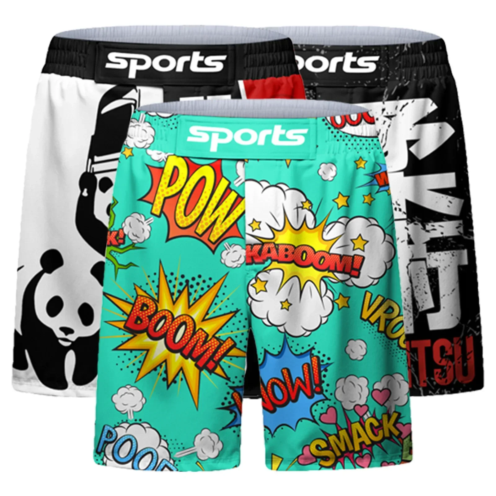 Men's Gym Shorts MMA Muay Thai – Swim Trunk Quick Dry recenzja i cena