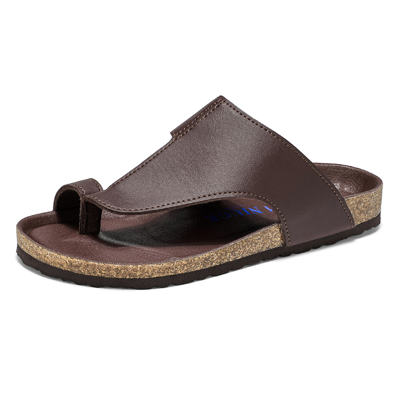 Letnie Klapki Korkowe Plus Siz – Flip Flop Leather Men recenzja i cena