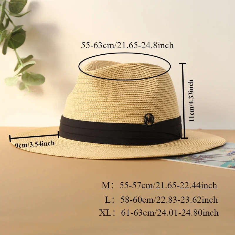 Duży Rozmiar XL 63cm Podróżny  – Bucket Hat Straw recenzja i cena