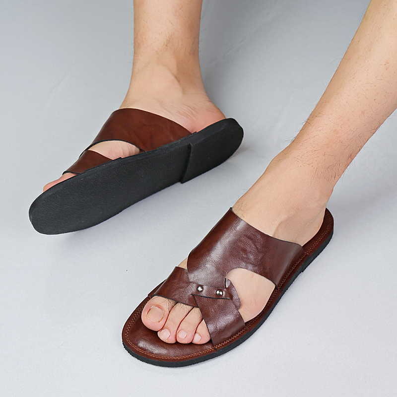 Ręcznie Robione Skórzane Klapk – Flip Flop Leather Men recenzja i cena